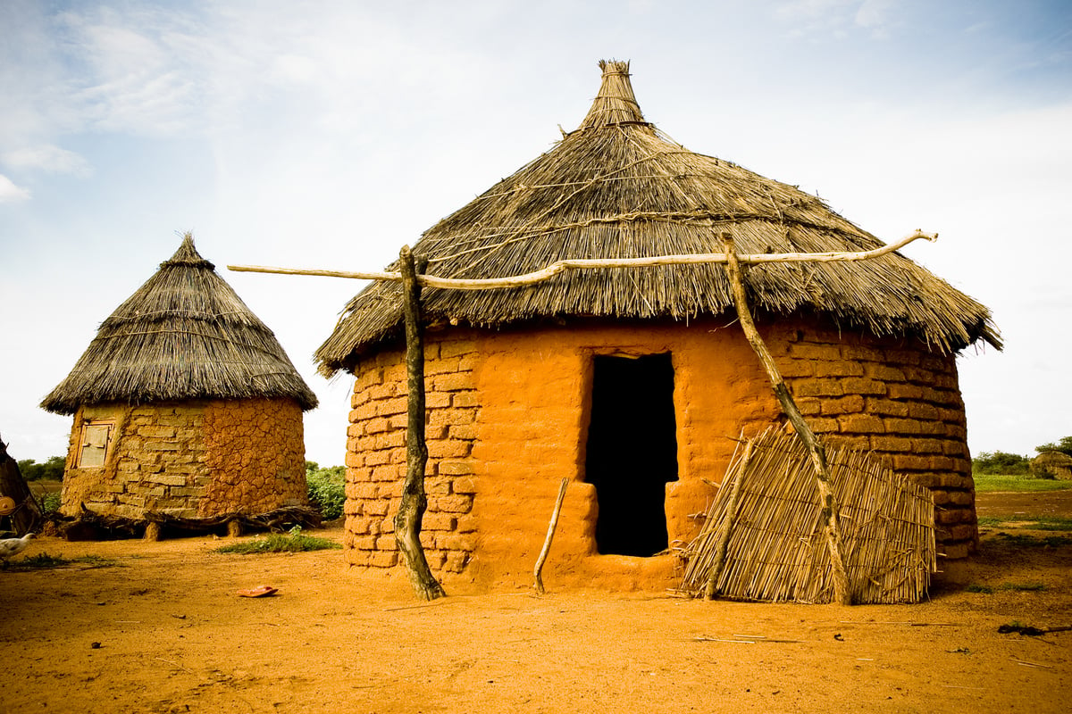 ADOBE HOUSE IN THE SAHEL